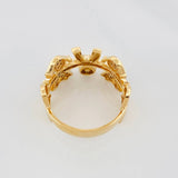 Anillo Niños 4.1g / T7 Dos Oros Amarillo Blanco 18K