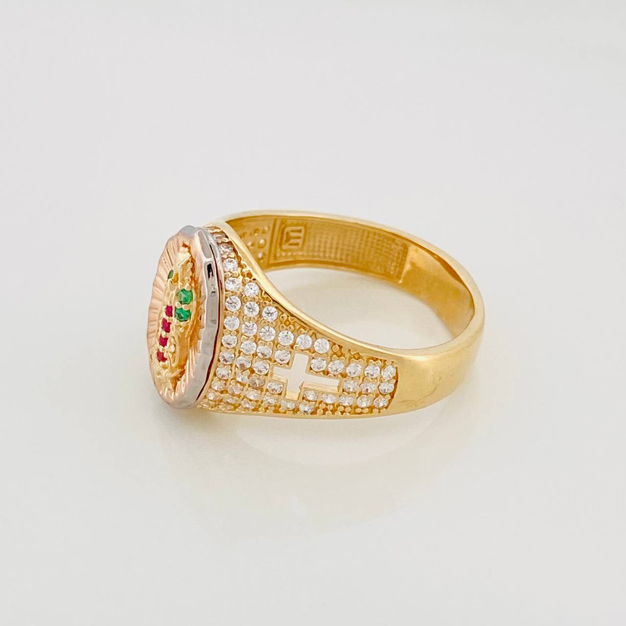 Anillo Virgen Guadalupe 4.5g / T7 Tres Oros 18K