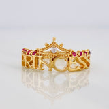 Anillo Tiara Princess 2.95g / T6 1/2 Oro Amarillo 18K