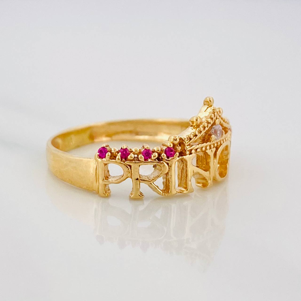 Anillo Tiara Princess 2.95g / T6 1/2 Oro Amarillo 18K