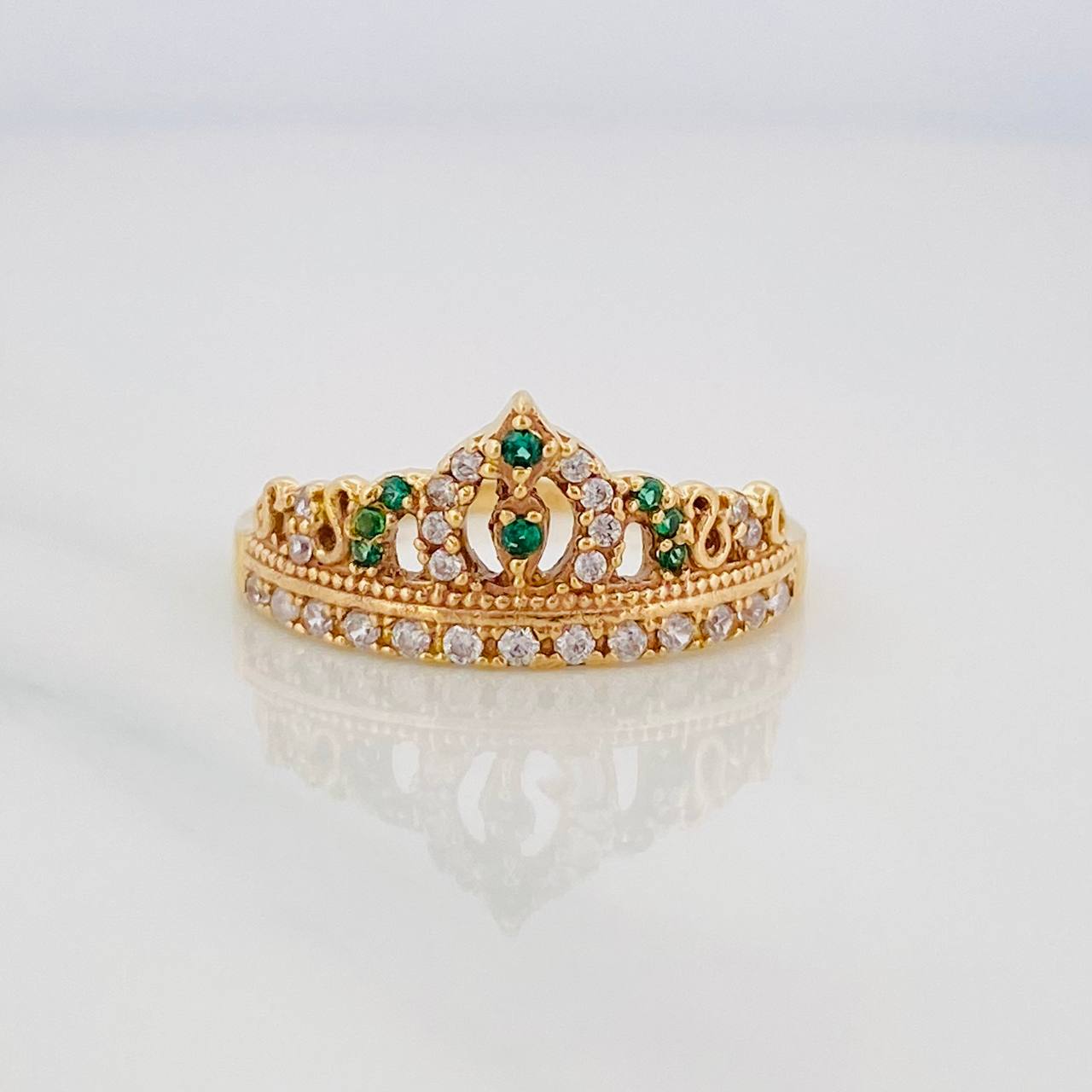 Anillo Tiara 2.1g / T6 1/2 Oro Amarillo 18K