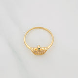 Anillo Corona 1.45g / T5 1/4 Oro Amarillo 18K