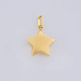 Pendant Star 0.55g / 3/4 in 18K Yellow Gold