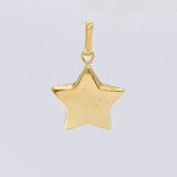 Pendant Star 0.8g / 3/4 in Yellow Gold 18K