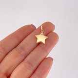 Pendant Star 0.8g / 3/4 in Yellow Gold 18K