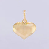 Pendant Heart 0.6g / 3/4 in Yellow Gold 18K