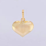 Pendant Heart 1g / 3/4 in Yellow Gold 18K