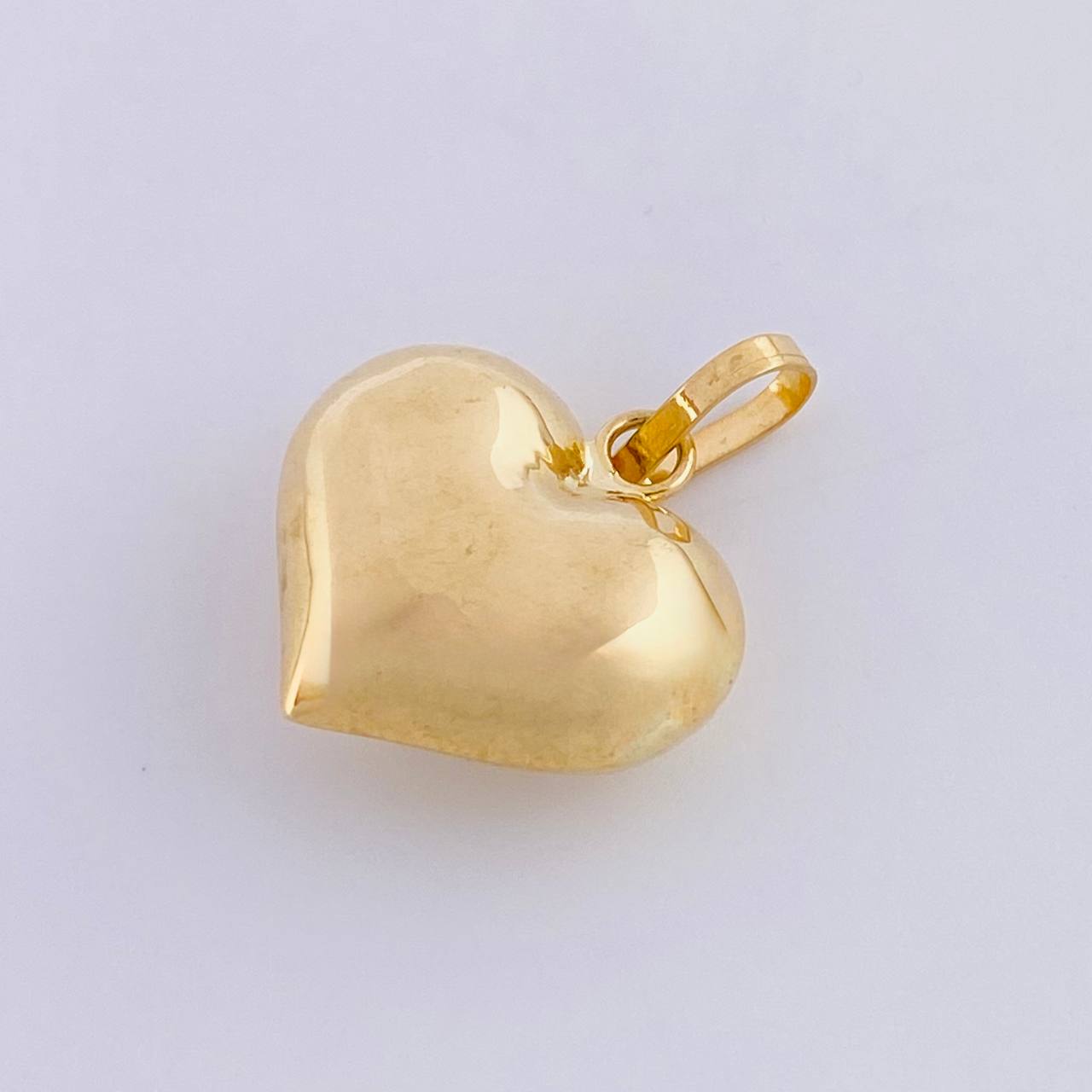 Dije Corazon 0.55g / 3/4 in Oro Amarillo 18K