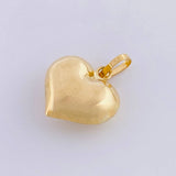 Pendant Heart 0.6g / 3/4 in Yellow Gold 18K