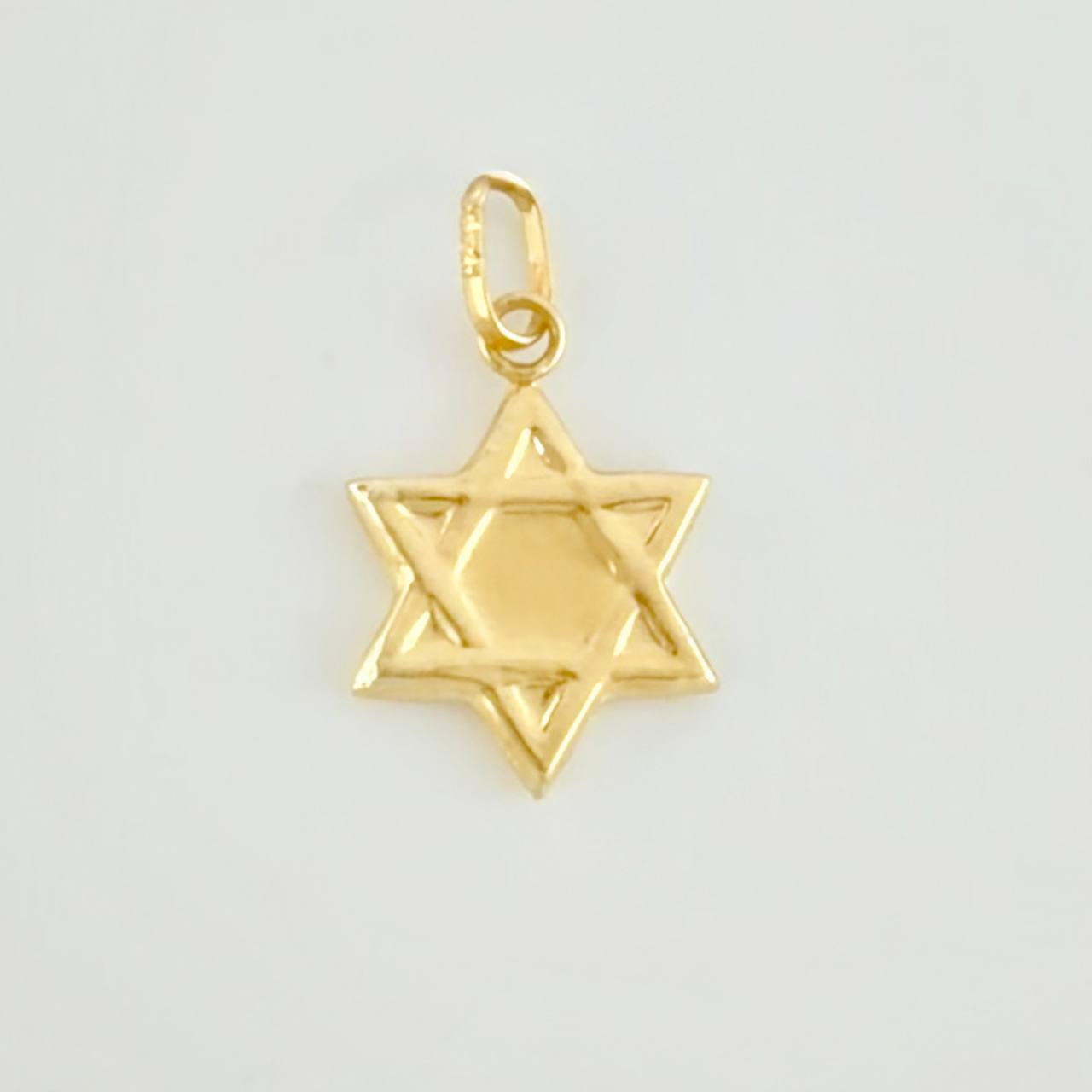 Dije Estrella de David 0.5g / 3/4 in Oro Amarillo 18K
