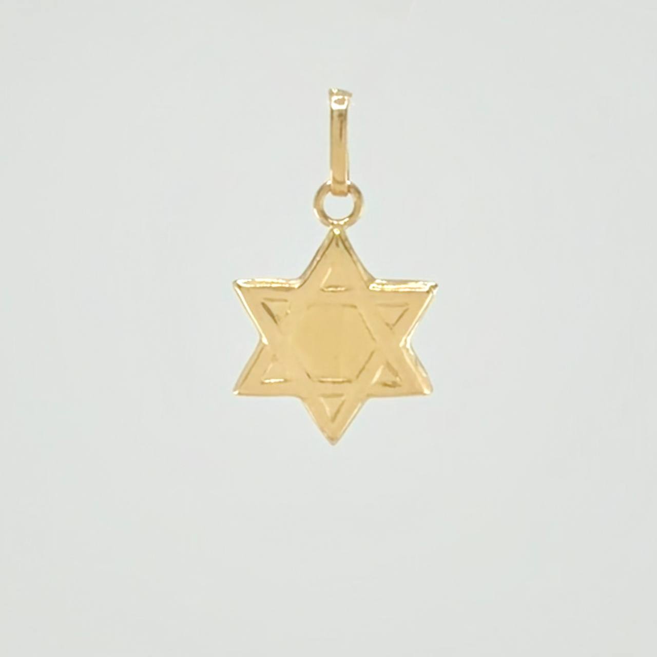 Dije Estrella de David 0.5g / 3/4 in Oro Amarillo 18K