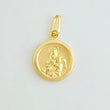 Dije Virgen del Carmen Mate 0.6g / 3/4 in Oro Amarillo 18K