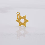 Dije Estrella de David 0.35g / 3/4 in Oro Amarillo 18K