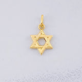 Dije Estrella de David 0.35g / 3/4 in Oro Amarillo 18K