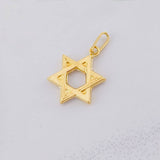 Dije Estrella de David 0.35g / 3/4 in Oro Amarillo 18K