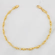 Rustic Bubble Bracelet 4.1g / 8 1/2 in / 3.3mm Yellow Gold 18K