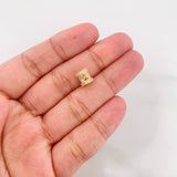 Charm Cylinder 1.1g / 1/4 in Yellow Gold 18K