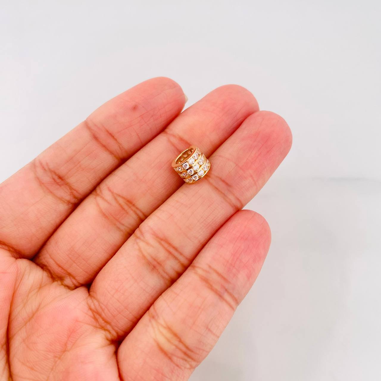 Herraje Cilindro 1.15g / 1/4 in Oro Amarillo 18K