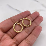 Candongas Ivy 1.35gr / 3/4 in / Oro Amarillo 18K *