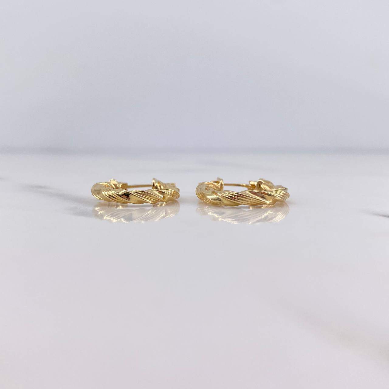 Candongas Ivy 1.35gr / 3/4 in / Oro Amarillo 18K *