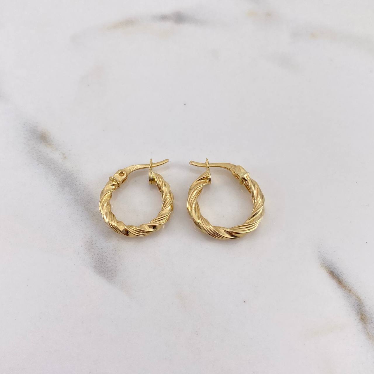 Candongas Ivy 1.35gr / 3/4 in / Oro Amarillo 18K *