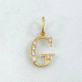 Pendant Letter G Silhouette 0.7gr / 2cm / 18K Gold