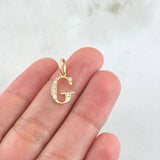 Pendant Letter G Silhouette 0.7gr / 2cm / 18K Gold