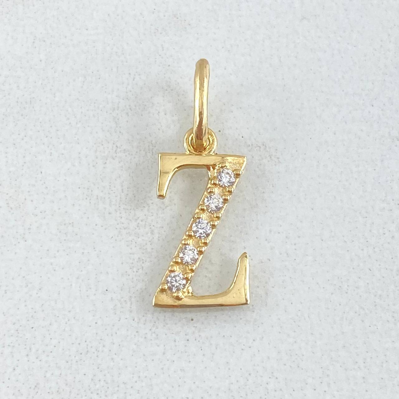 Pendant Letter Z Silhouette 0.7gr / 2cm / 18K Gold