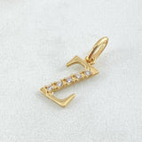 Pendant Letter Z Silhouette 0.7gr / 2cm / 18K Gold