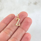 Pendant Letter Z Silhouette 0.7gr / 2cm / 18K Gold