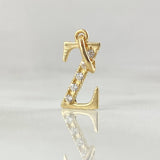 Pendant Letter Z Silhouette 0.7gr / 2cm / 18K Gold