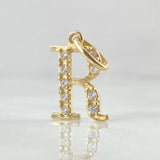 Pendant Letter R Silhouette 0.95gr / 2cm / 18K Gold