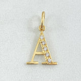Pendant Letter A Silhouette 0.65gr / 2cm / 18K Gold