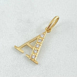 Pendant Letter A Silhouette 0.65gr / 2cm / 18K Gold