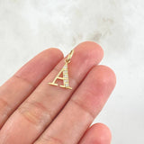 Pendant Letter A Silhouette 0.65gr / 2cm / 18K Gold