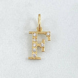 Pendant Letter F Silhouette 0.85gr / 2cm / 18K Gold