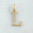 Dije Letra L 0.65gr / 3/4 in / Oro Amarillo 18K *