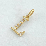 Pendant Letter L Silhouette 0.65gr / 2cm / 18K Gold