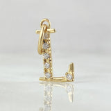 Dije Letra L 0.65gr / 3/4 in / Oro Amarillo 18K *