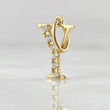 Pendant Letter Y Silhouette 0.6gr / 2cm / 18K Gold