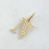 Pendant Letter N Silhouette 0.85gr / 2cm / 18K Gold