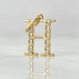 Dije Letra H Silueta 0.9gr / 2cm / Oro 18K