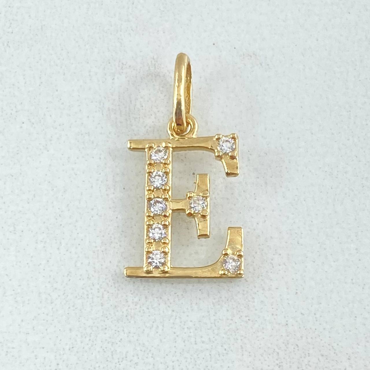 Pendant Letter E Silhouette 0.9gr / 2cm / 18K Gold