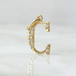 Pendant Letter C Silhouette 0.7gr / 2cm / 18K Gold