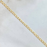 Cuban Links Bracelet 1.5gr / 7.5in / +1 18K Gold