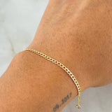 Cuban Links Bracelet 1.5gr / 7.5in / +1 18K Gold