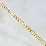 Figaro Bracelet 2.2gr / 7.5in / +1 18K Gold