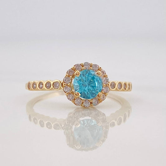Halo Churumbela Ring 2.1g / T6 1/2 Yellow Gold 18K