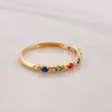 Anillo Churumbela 1.65g / T7 1/2 Oro Amarillo 18K