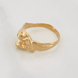 Anillo Pareja Beso 3.55g / T6 Oro Amarillo 18K